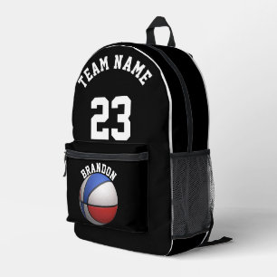Impresa Niños mochila niños niños escuela de baloncesto es