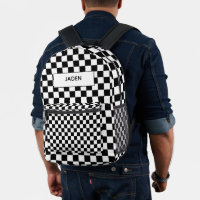 Niños Nombran Mochila Auto Carrera De Vuelta A La 