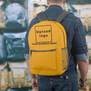 Impresa Nombre de la empresa y logotipo en mochila de colo