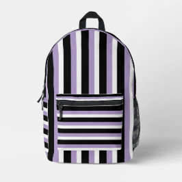 Impresa Para Amantes del Estilo – Mochila de Arte Púrpura 