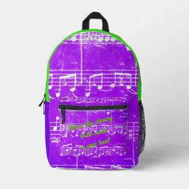 Impresa Pasos musicales- Mochila de baile real