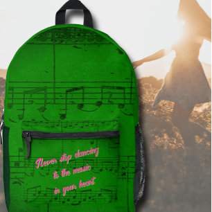 Impresa Pasos musicales- Mochila de la Fanfarria Forestal
