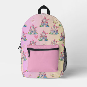 Impresa Patrón de mochila infantil Castillo Princesa de Lu
