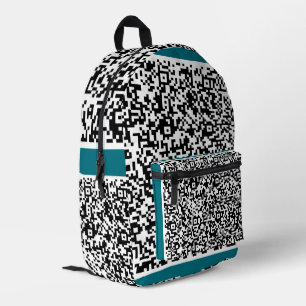 Impresa Personalizado Su mochila de análisis de código QR