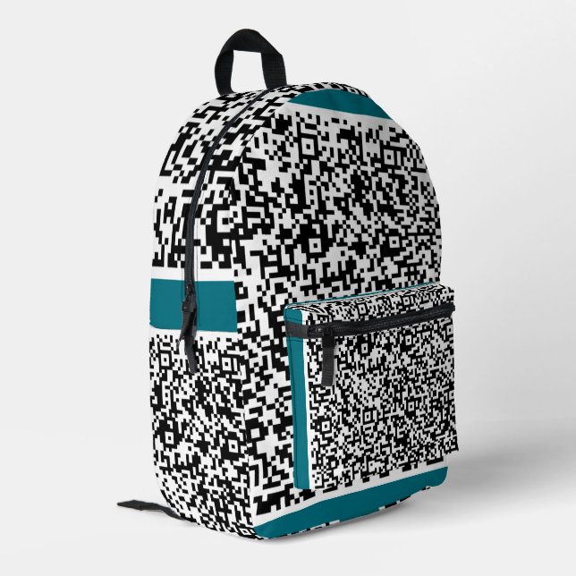 Impresa Personalizado Su mochila de análisis de código QR  (Esquina izquierda trasera)
