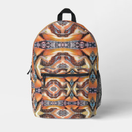 Impresa Pila de mochila con motivos de Pythons