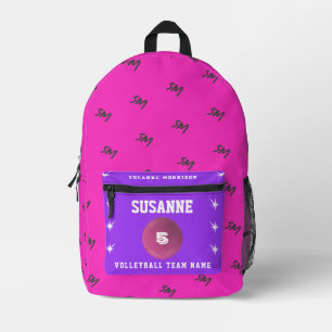 Impresa Print Cut Sew Bag chicas fuchsia mochila