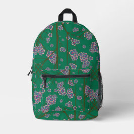 Impresa Ramas peculiares Jade Mochila todo-sobre-impresión