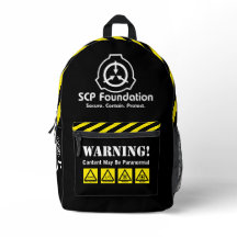 SCP Seguro. Contener. Proteger. Mochila Paranormal