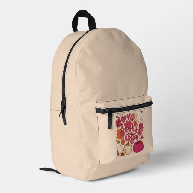 Impresa Spooky Vibes - Mochila de Halloween (Esquina izquierda trasera)
