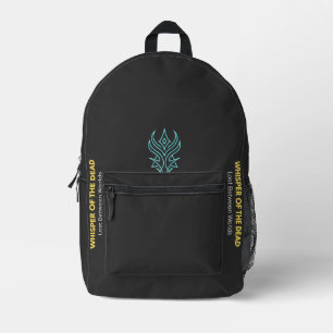 Impresa Susurro de los Muertos Mochila Mística de Neón