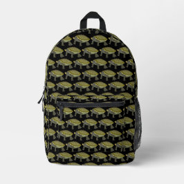 Impresa Terrapin (patrón negro) - Mochila