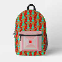 Tipo de bolsa: Imprimir Mochila de corte de sobras