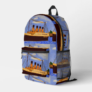 Impresa Titanic Ship mochila 