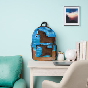 Impresa Una mochila de caballo