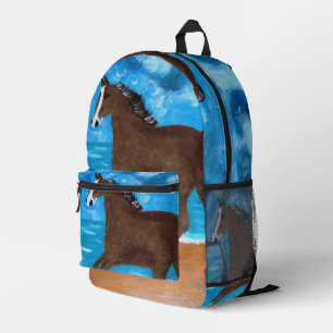 Impresa Una mochila de caballo