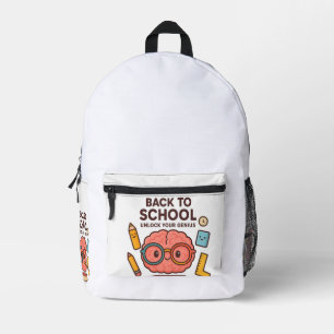 Impresa Volver a la escuela - Desbloquea tu mochila Genial