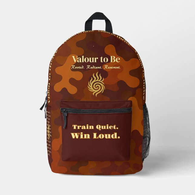 Impresa VTVB-TRAINQUIET-BP - Mochila (Anverso)