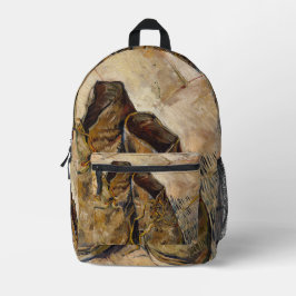 Impresa "Zapatos" Mochila Van Gogh