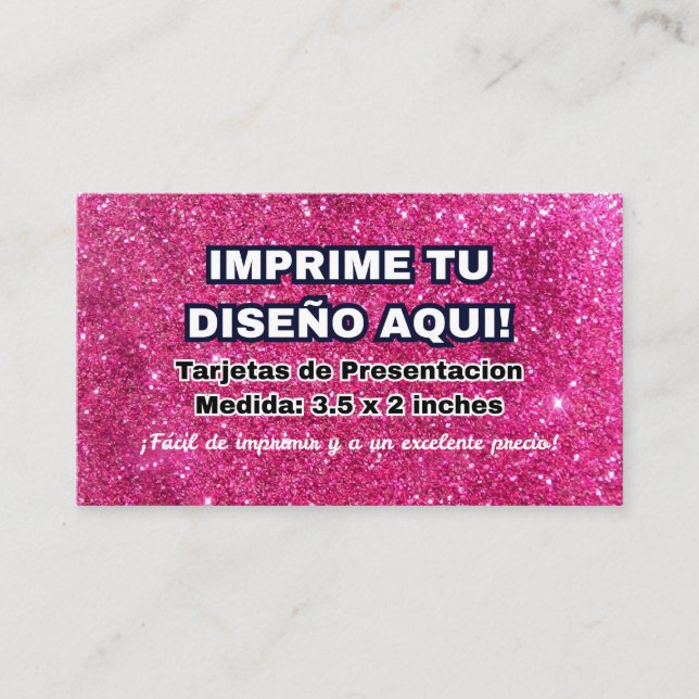 Impresio para Tarjetas de Presentacion Imprime (Anverso)