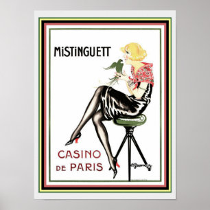 Impresión 12 x 16 del art déco del De París del