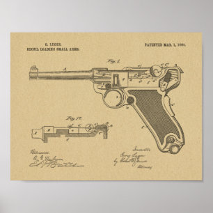 Impresión 1904 del dibujo del arte de la patente