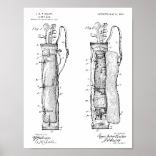 Impresión 1905 del arte de la patente de diseño