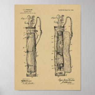 Impresión 1905 del arte de la patente de diseño