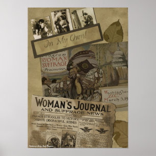 Impresión "1913" de Srapbook del sufragio de la
