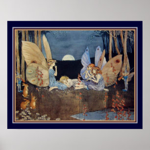 Impresión 1919 del CA Ida Outhwaite 16x20 de la