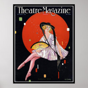 Impresión 1921 de la portada de revista del teatro
