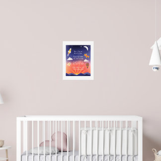 Impresión 8x10 - Oración nocturna infantil