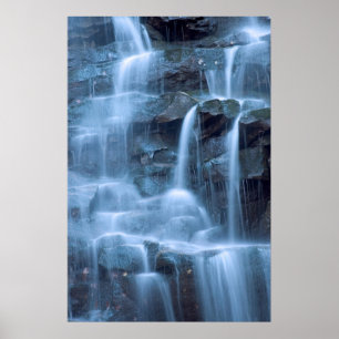 Impresión abstracta de cascada