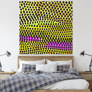 Impresión abstracta de color "Vibrant Wilderness"