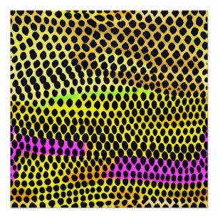 Impresión abstracta de color "Vibrant Wilderness"
