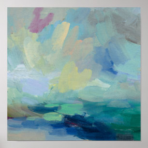 Impresión abstracta de la tormenta I   Silvia Vass