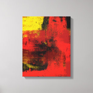 Impresión abstracta de lienzo de 1965