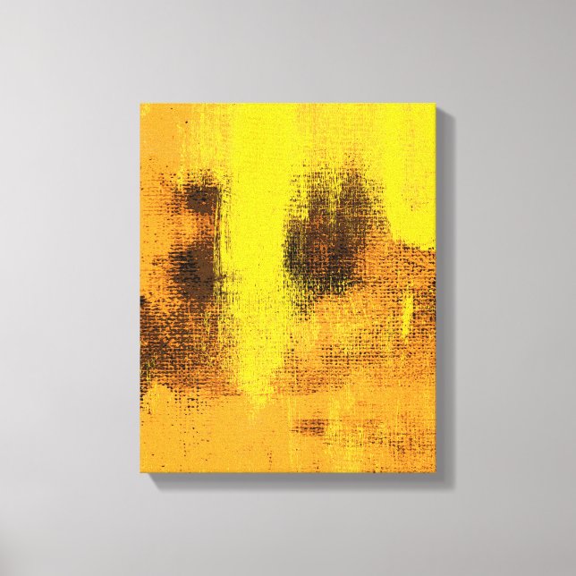 Impresión abstracta de lienzo de 1966 (Anverso)