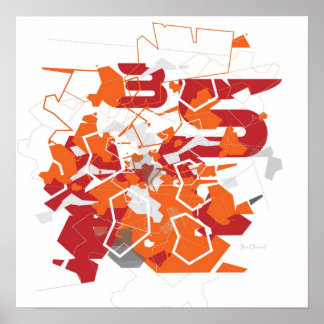 Impresión abstracta de Lunokhod