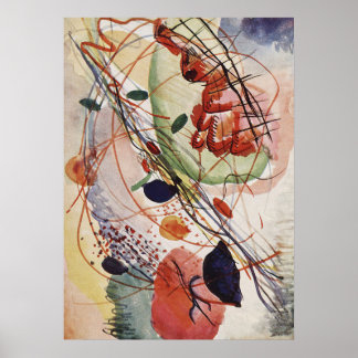 Impresión abstracta de Wassily Kandinsky Aquarelle