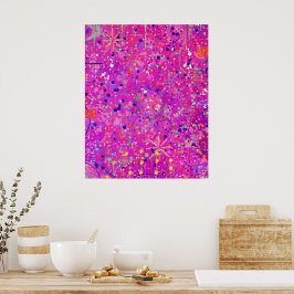 Impresión abstracta del jubileo magenta