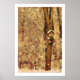 Impresión abstracta del poster de las ilustracione