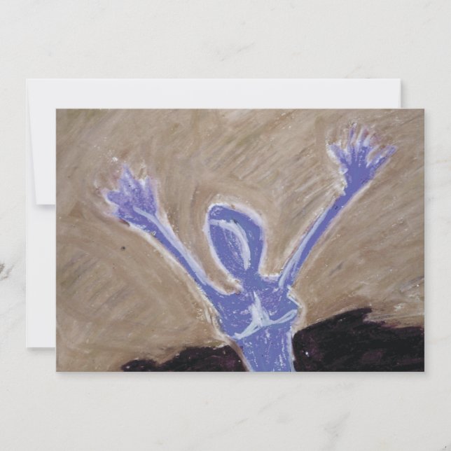 impresión abstracta | postal (Anverso)