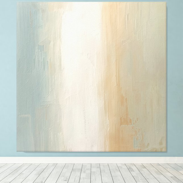 Impresión abstracta rústica gris beige azul suave (Insitu (piso de madera))