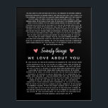 Impresión Acrílica 70 razones por las que te amamos el regalo de cump<br><div class="desc">Esto es un HACERLO USTED MISMO XX Razones por las que te amamos. rosas razones por las que te amamos,  editable 50 Razones,  60 cumpleaños,  editable,  80 cumpleaños,  recuerdos,  te amamos,  mamá,  retira. Puedes editar el texto principal del cuerpo. Diseñado por Arty Apples Limited</div>