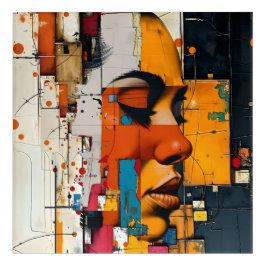 Impresión Acrílica A woman's longing wall art