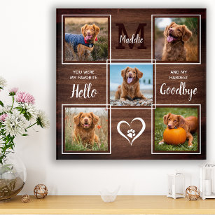 Impresión Acrílica Acr Collage de fotos en memoria de Mascotas person