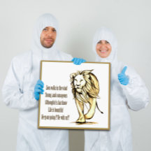 Animación de "Camina de leones en el viento"