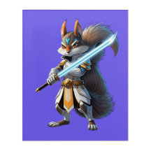 Anime Samurai Squirrel Warrior