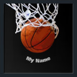 Impresión Acrílica Baloncesto Su Nombre<br><div class="desc">Imágenes deportivas digitales y obras de arte - Amamos el baloncesto - Deportes populares estadounidenses</div>